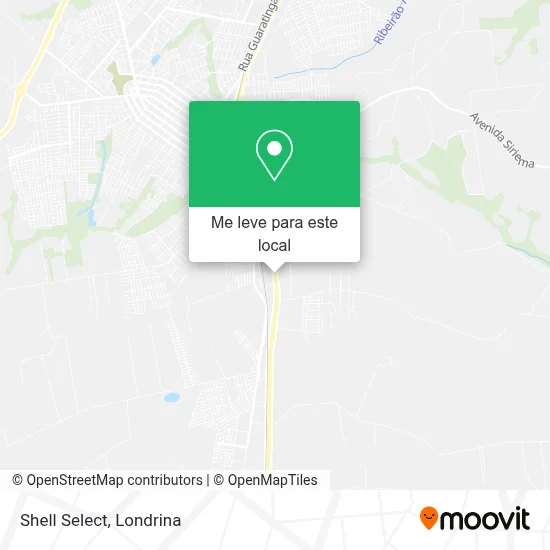 Shell Select mapa