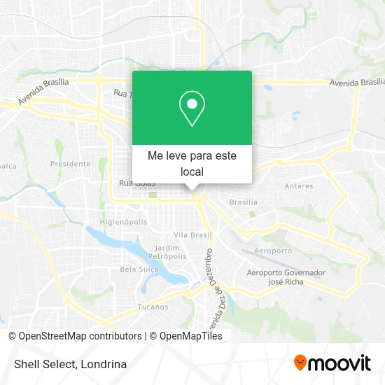 Shell Select mapa