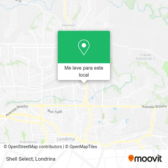 Shell Select mapa