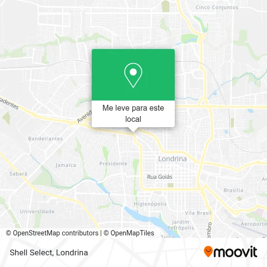 Shell Select mapa