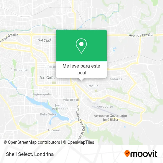 Shell Select mapa