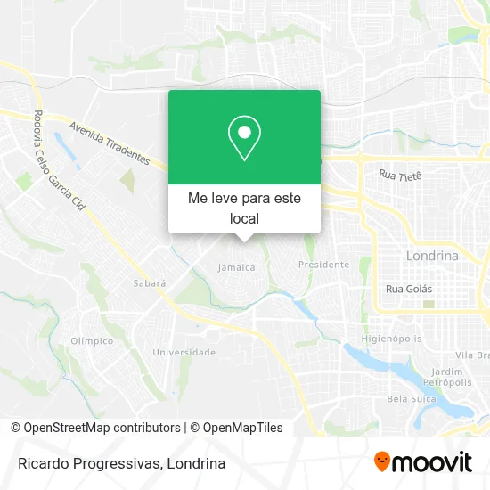 Ricardo Progressivas mapa