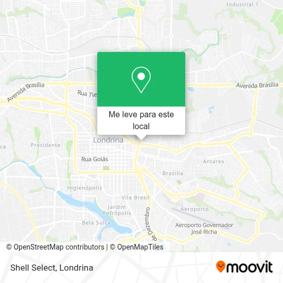 Shell Select mapa