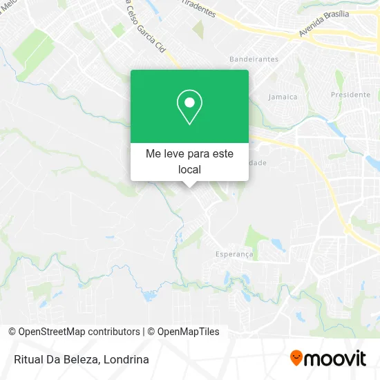 Ritual Da Beleza mapa