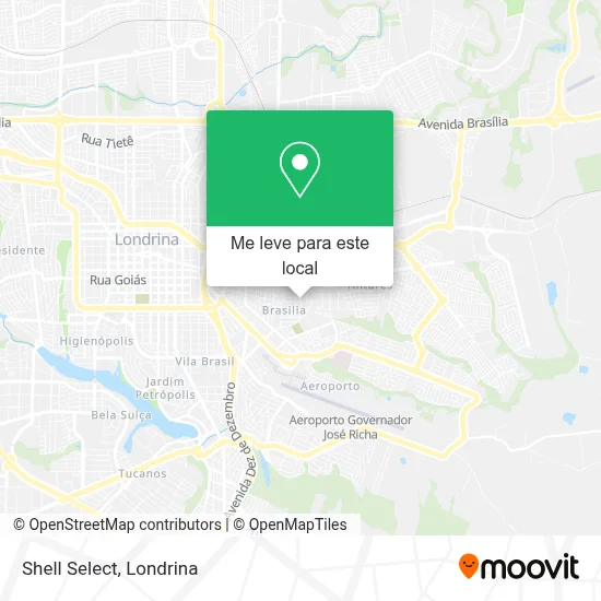 Shell Select mapa