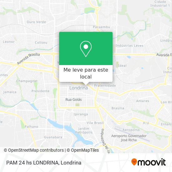 PAM 24 hs LONDRINA mapa
