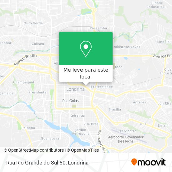 Rua Rio Grande do Sul 50 mapa