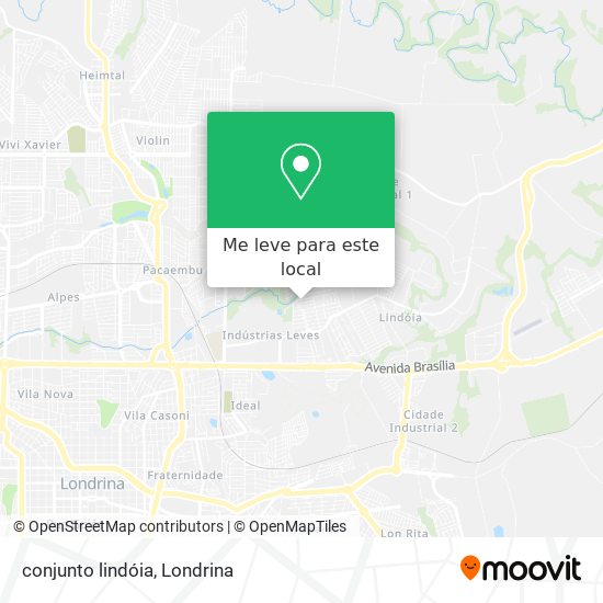 conjunto lindóia mapa