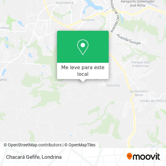 Chacará Gefife mapa