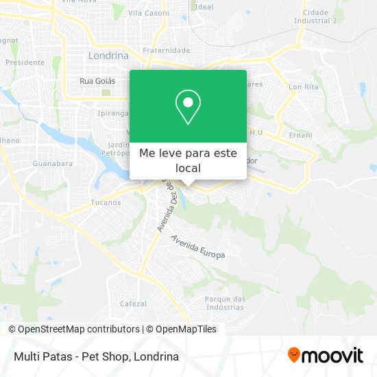 Multi Patas - Pet Shop mapa