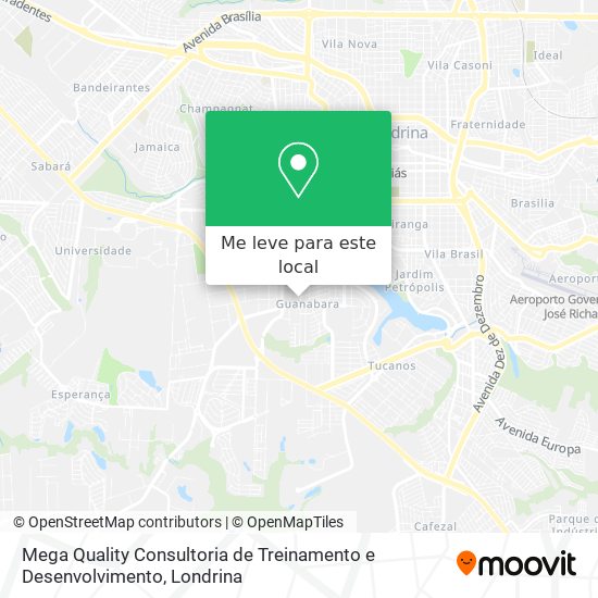 Mega Quality Consultoria de Treinamento e  Desenvolvimento mapa