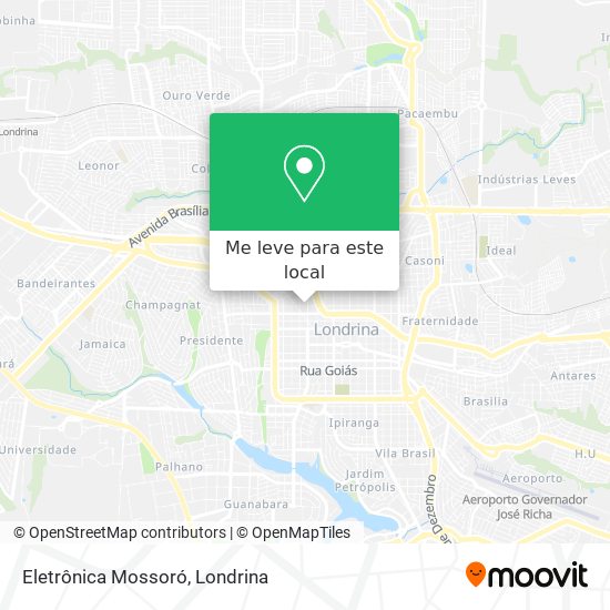 Eletrônica Mossoró mapa