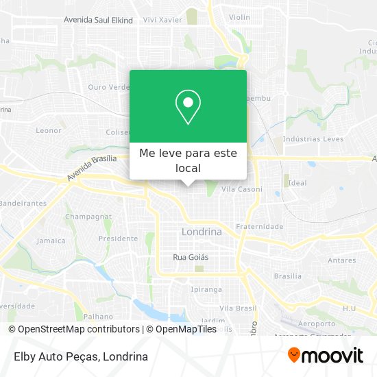 Elby Auto Peças mapa