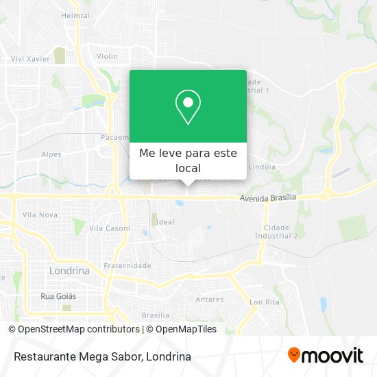 Restaurante Mega Sabor mapa