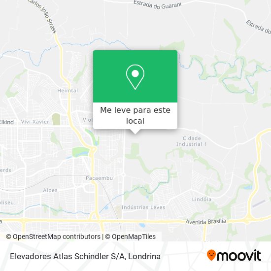 Elevadores Atlas Schindler S/A mapa