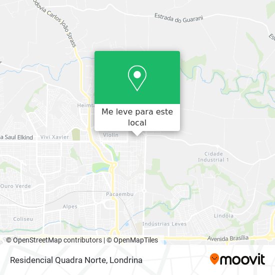 Residencial Quadra Norte mapa