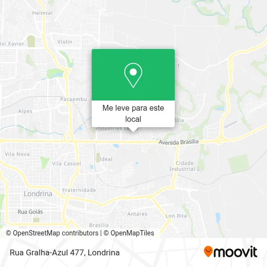 Rua Gralha-Azul 477 mapa