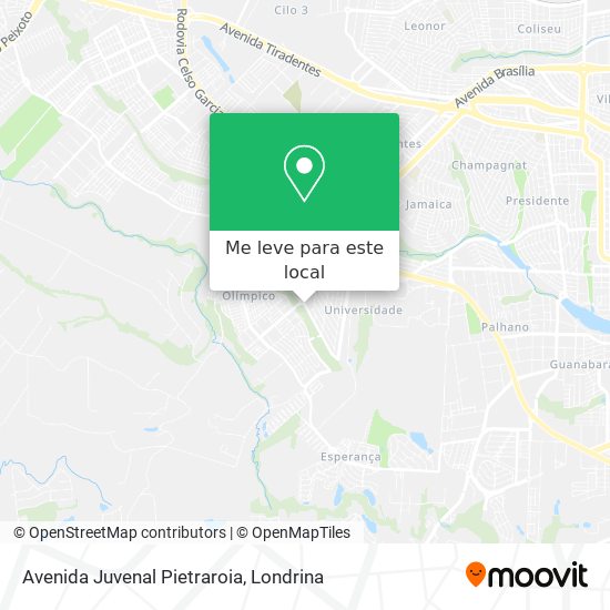 Avenida Juvenal Pietraroia mapa