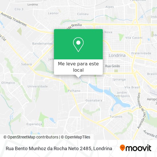Rua Bento Munhoz da Rocha Neto 2485 mapa