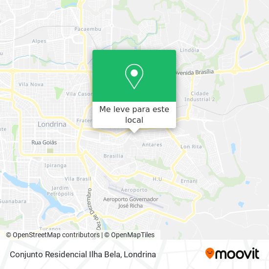 Conjunto Residencial Ilha Bela mapa