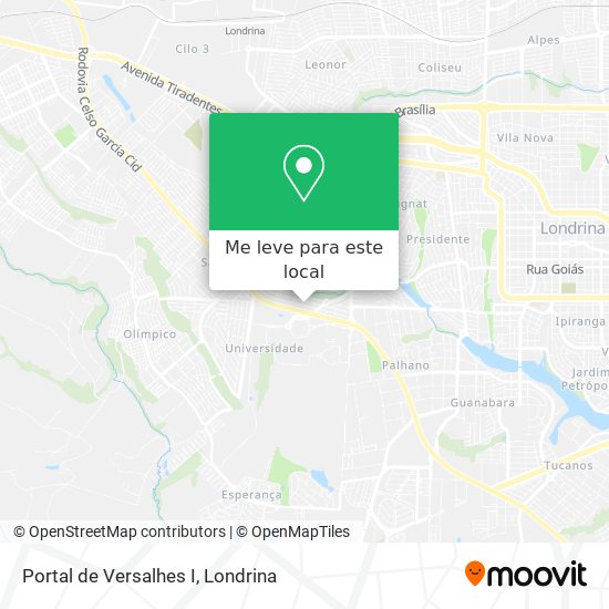 Portal de Versalhes I mapa
