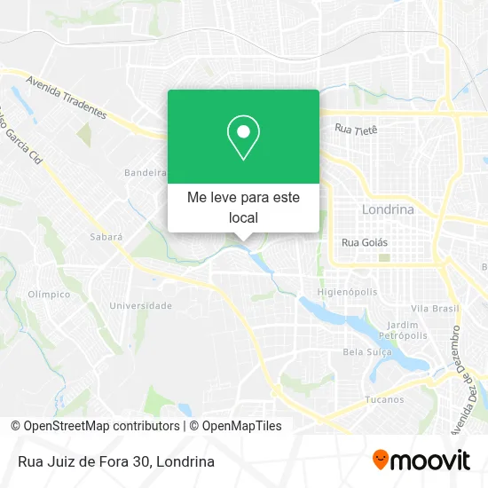 Rua Juiz de Fora 30 mapa