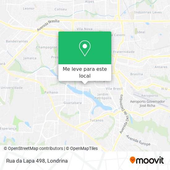 Rua da Lapa 498 mapa