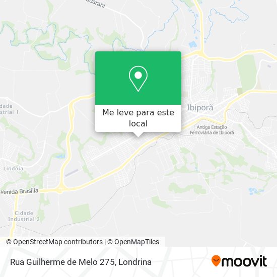 Rua Guilherme de Melo 275 mapa