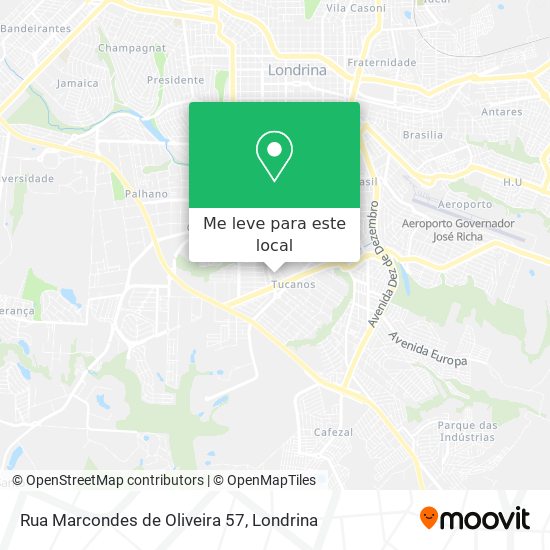Rua Marcondes de Oliveira 57 mapa