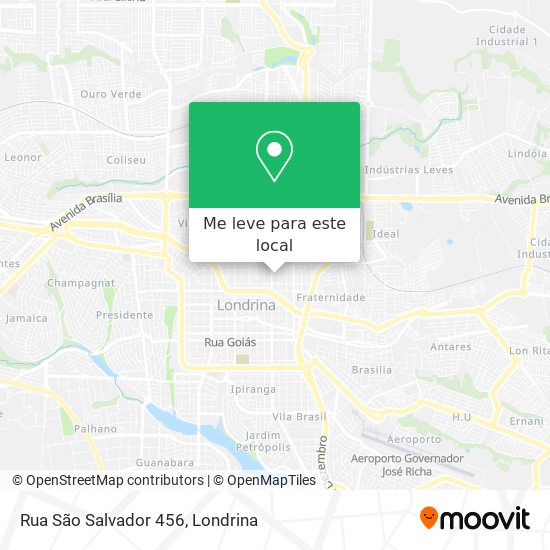 Rua São Salvador 456 mapa