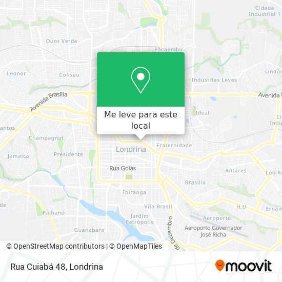 Rua Cuiabá 48 mapa