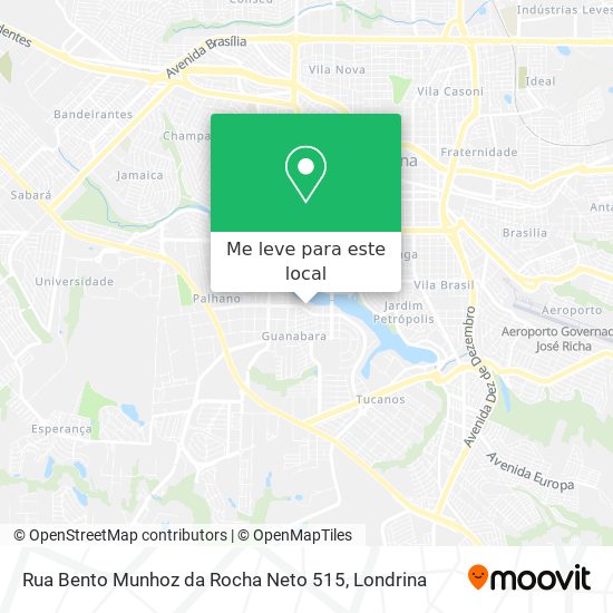 Rua Bento Munhoz da Rocha Neto 515 mapa