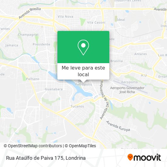 Rua Ataúlfo de Paiva 175 mapa