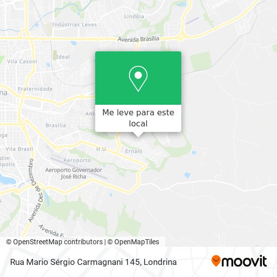 Rua Mario Sérgio Carmagnani 145 mapa