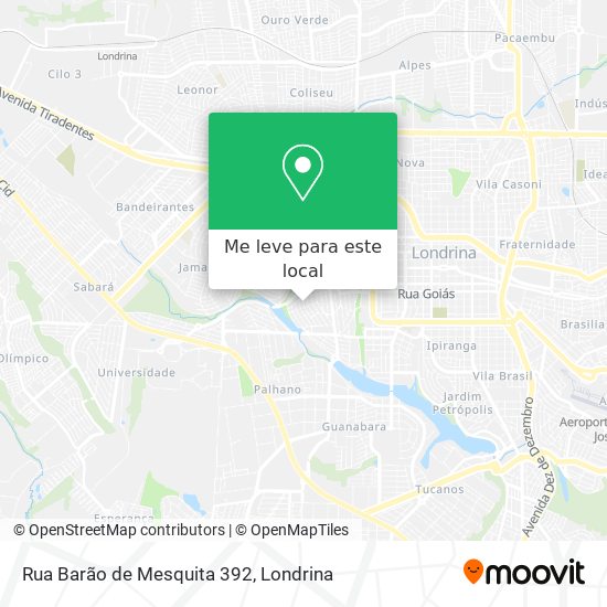 Rua Barão de Mesquita 392 mapa