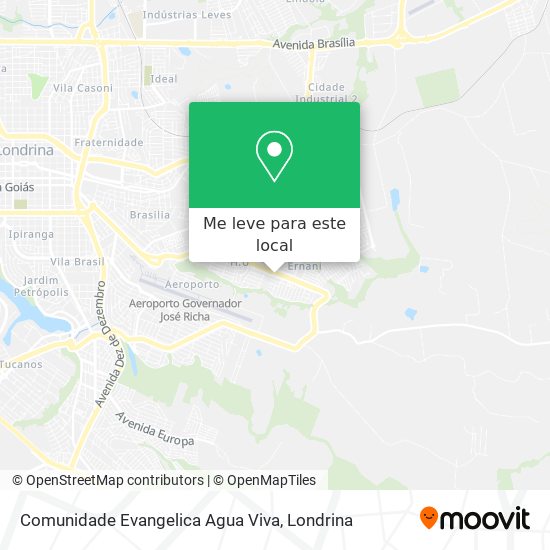 Comunidade Evangelica Agua Viva mapa