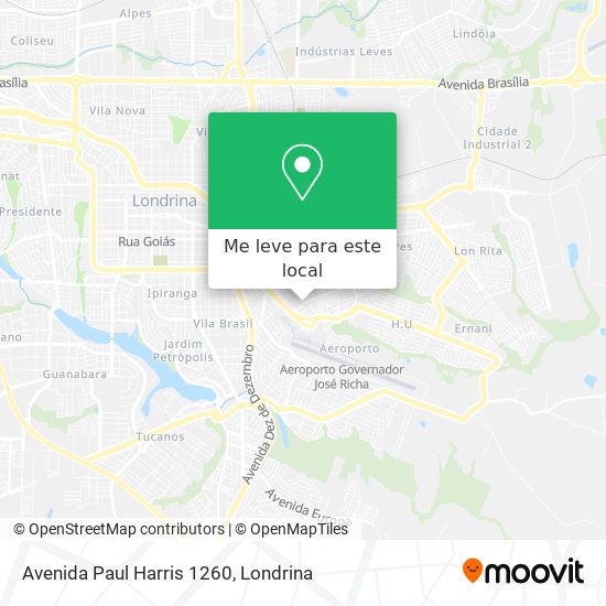 Avenida Paul Harris 1260 mapa
