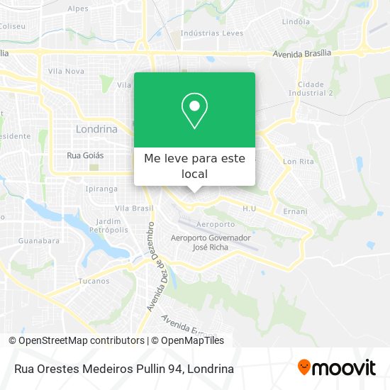 Rua Orestes Medeiros Pullin 94 mapa