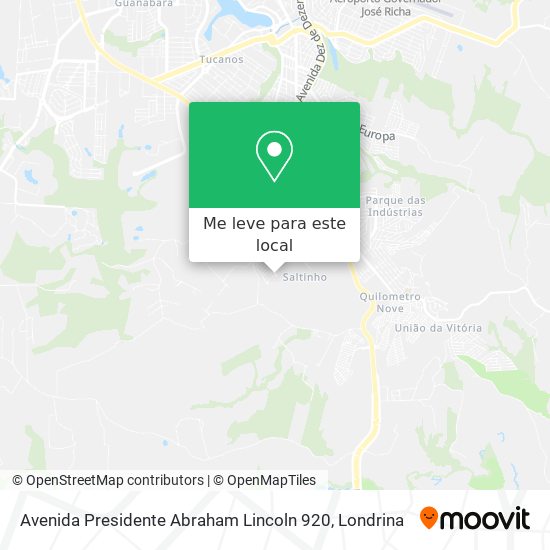 Avenida Presidente Abraham Lincoln 920 mapa
