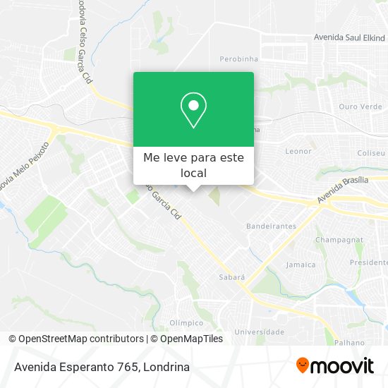 Avenida Esperanto 765 mapa