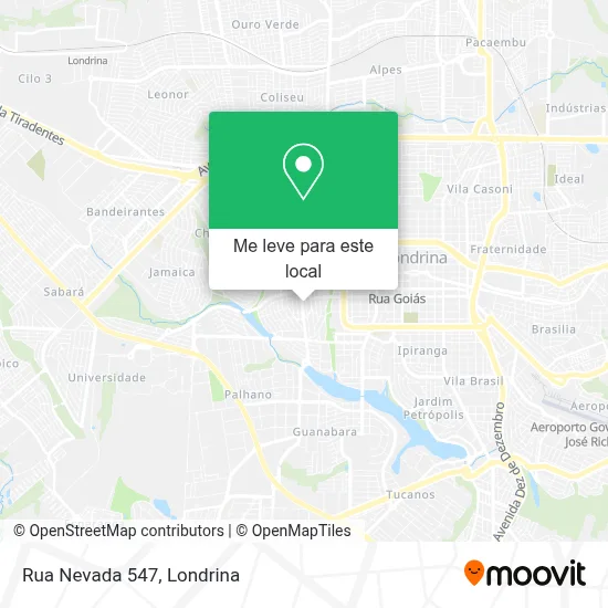 Rua Nevada 547 mapa