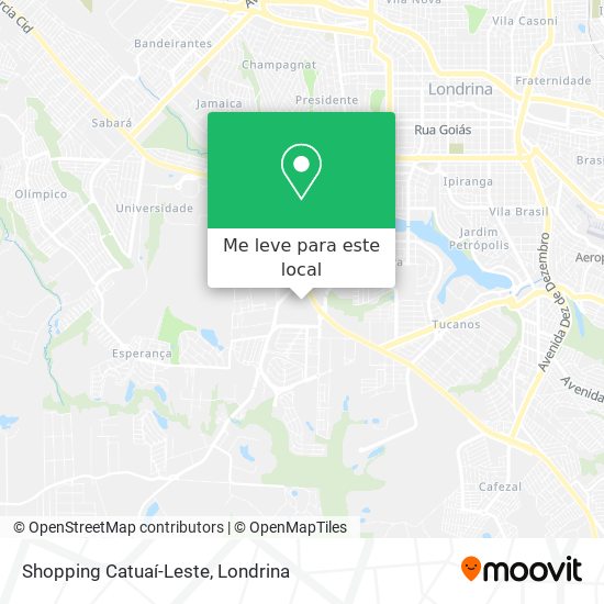 Shopping Catuaí-Leste mapa