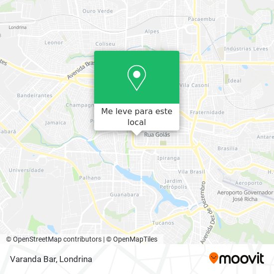 Varanda Bar mapa