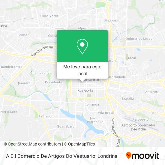 A.E.I Comercio De Artigos Do Vestuario mapa