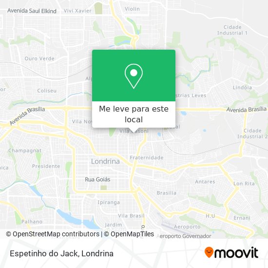 Espetinho do Jack mapa
