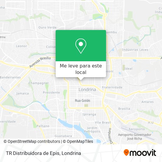 TR Distribuidora de Epis mapa