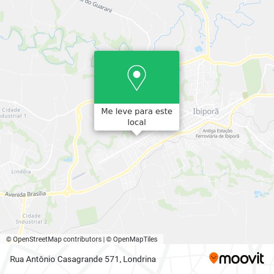 Rua Antônio Casagrande 571 mapa