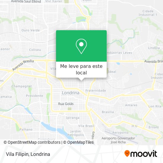 Vila Filipin mapa