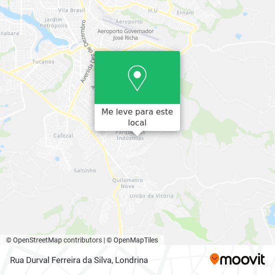 Rua Durval Ferreira da Silva mapa