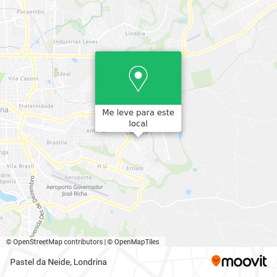 Pastel da Neide mapa